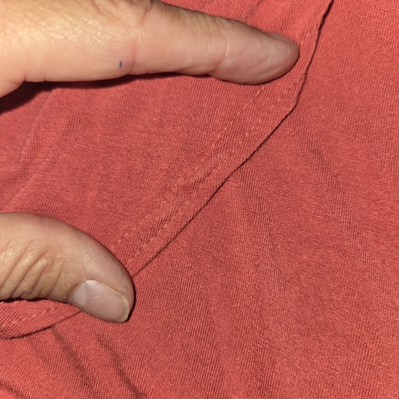 Garnet Hill Rusty Orange Tank Faux Wrap Skirt Midi Sun Dress Size XL - Picture 11 of 12